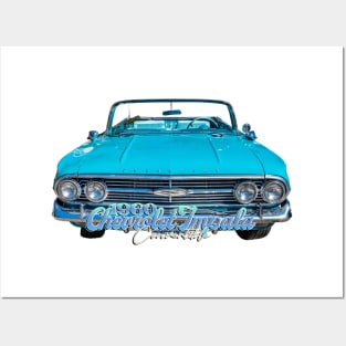 1960 Chevrolet Impala Convertible Posters and Art